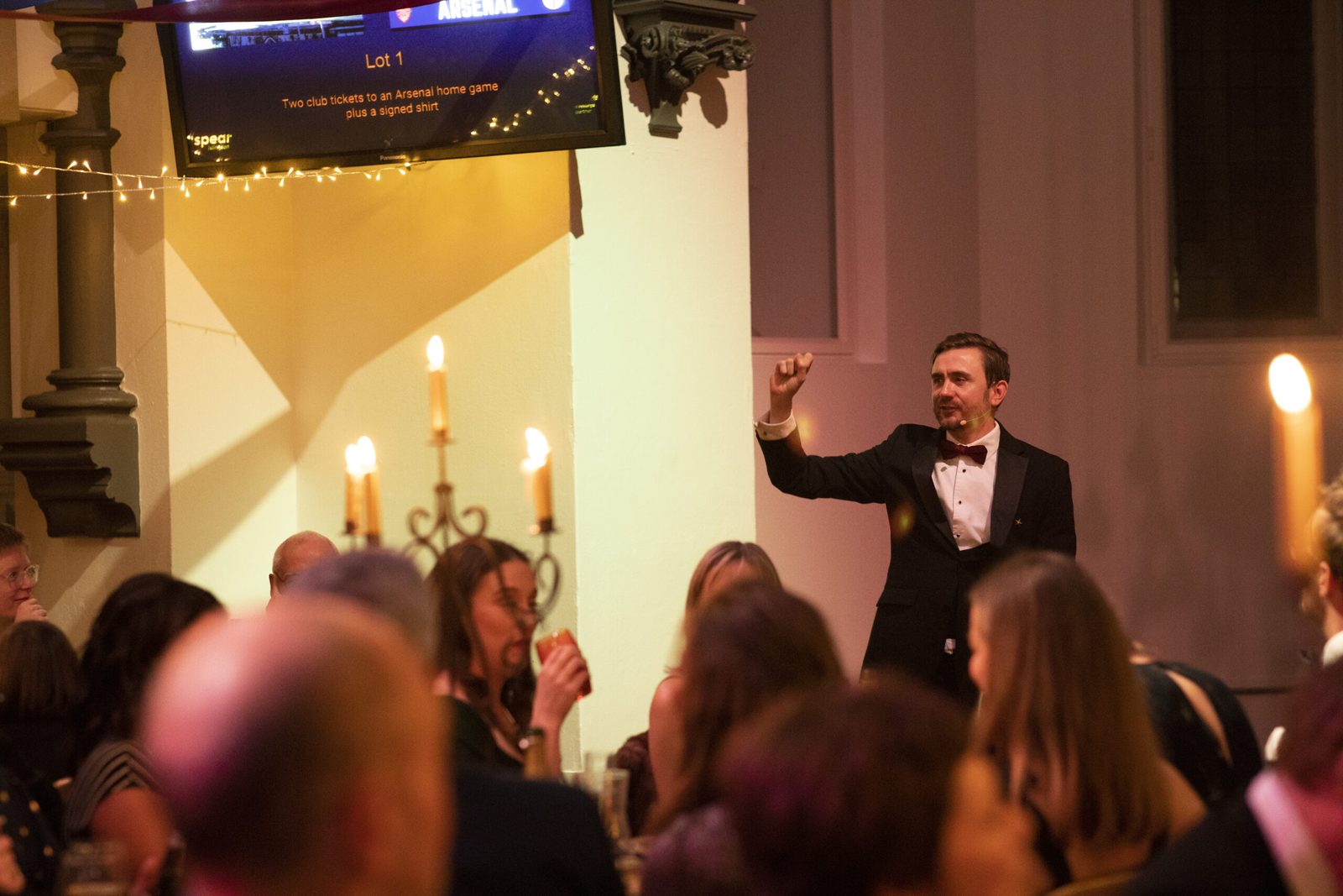 Kevin Durham running interactive game show entertainment as a corporate event idea