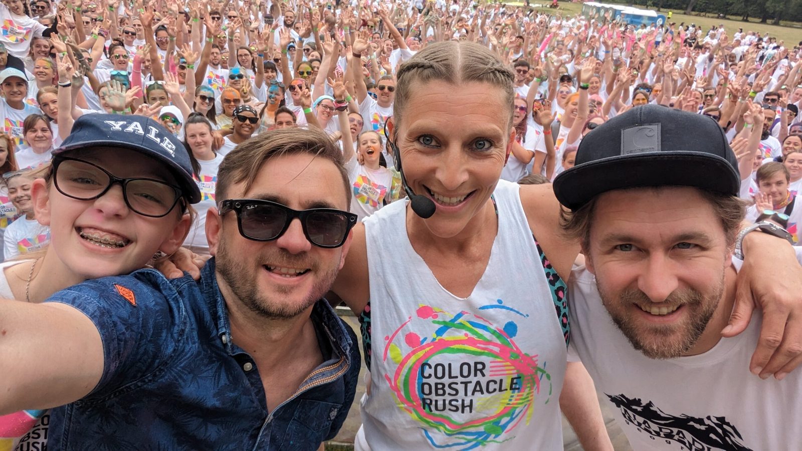 Kevin Durham at the Colour Obstacle Rush family festival