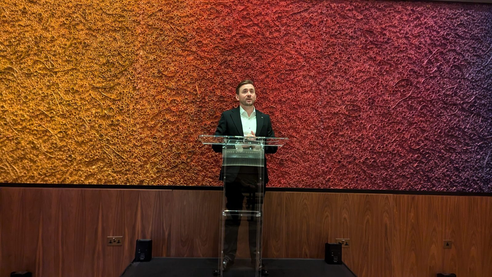 Kevin Durham at the corporate dinner event
