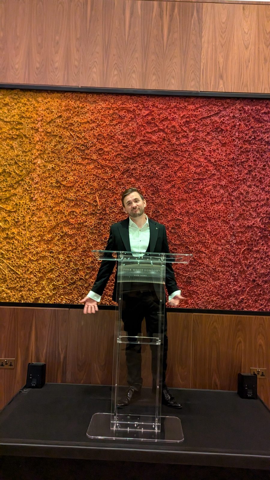 Kevin Durham at the corporate dinner event