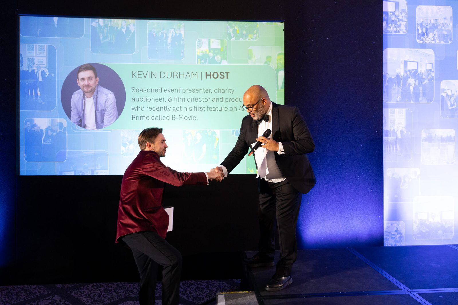 Kevin Durham hosting the DevOps Awards 2025 gala