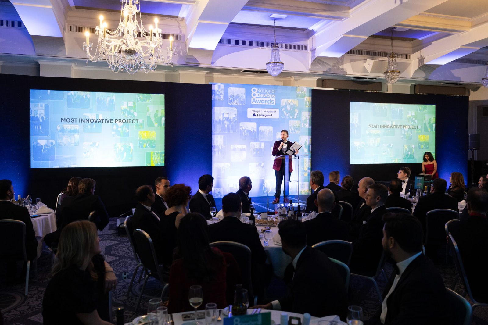 Kevin Durham hosting the DevOps Awards 2025 gala