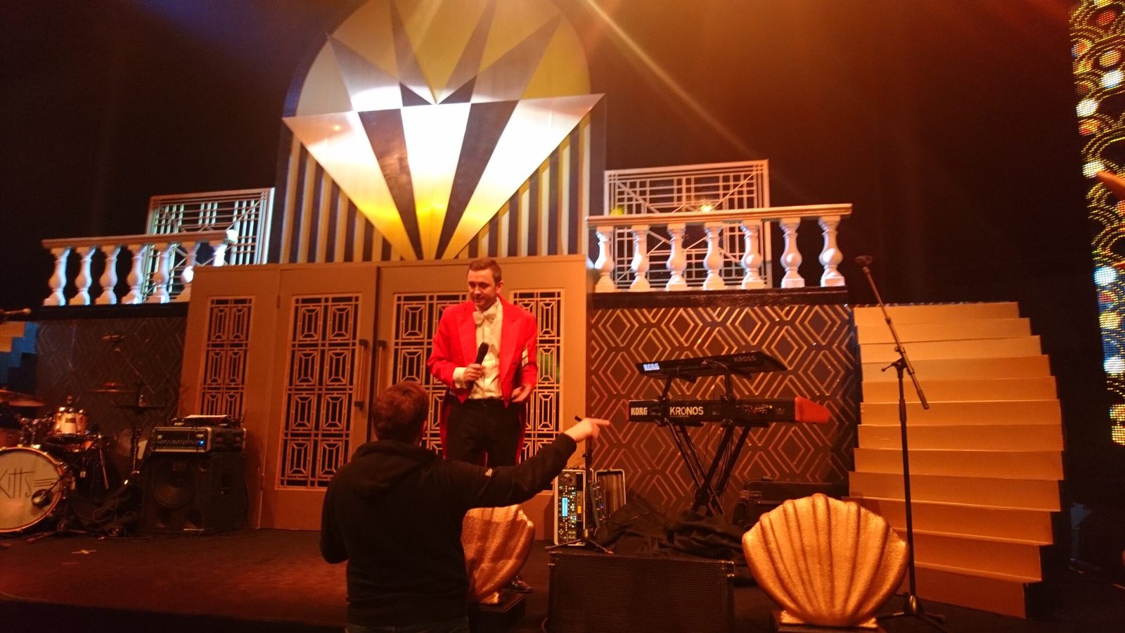 Kevin Durham at the 1920s Gatsby-themed corporate gala
