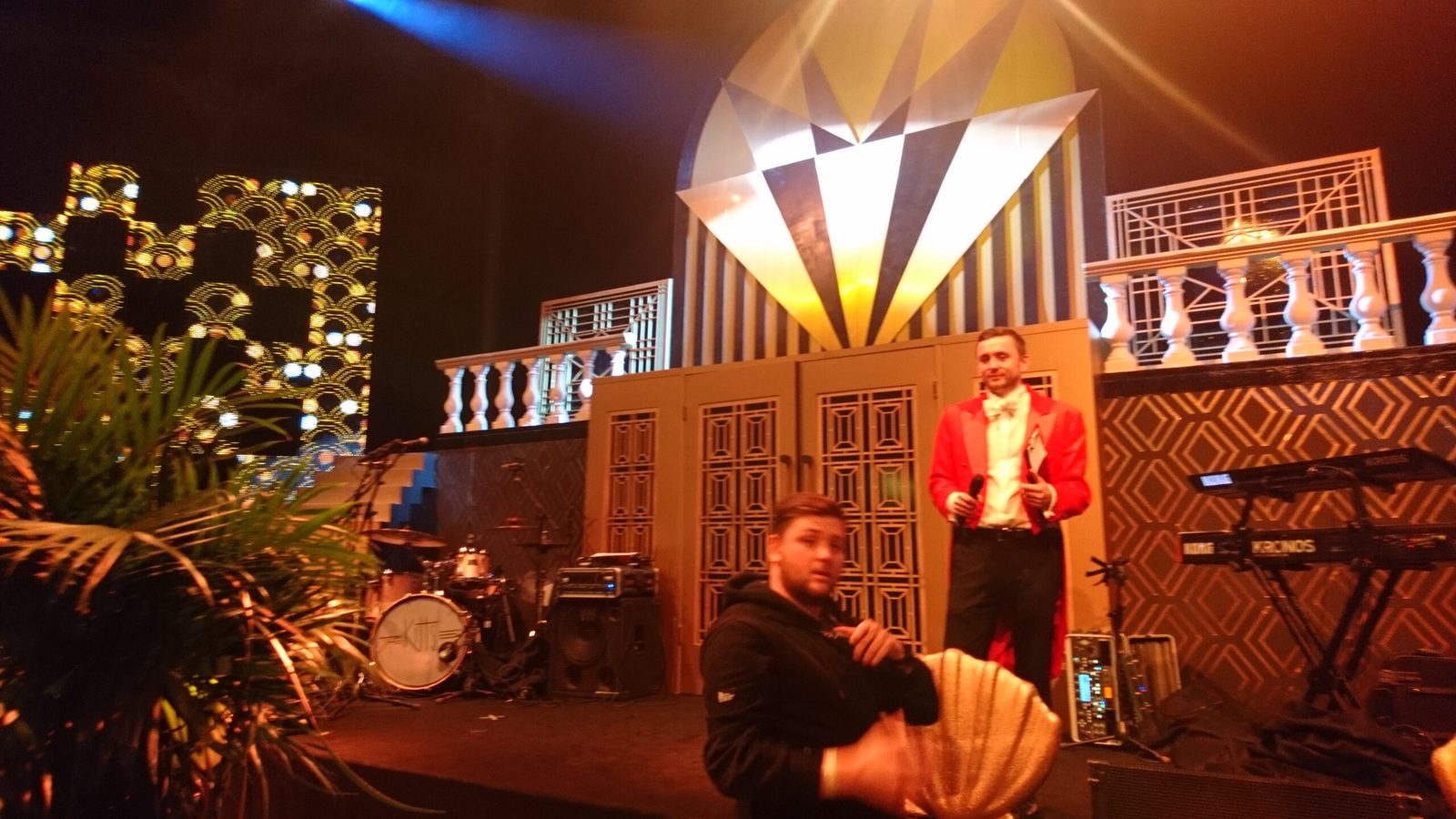 Kevin Durham at the 1920s Gatsby-themed corporate gala