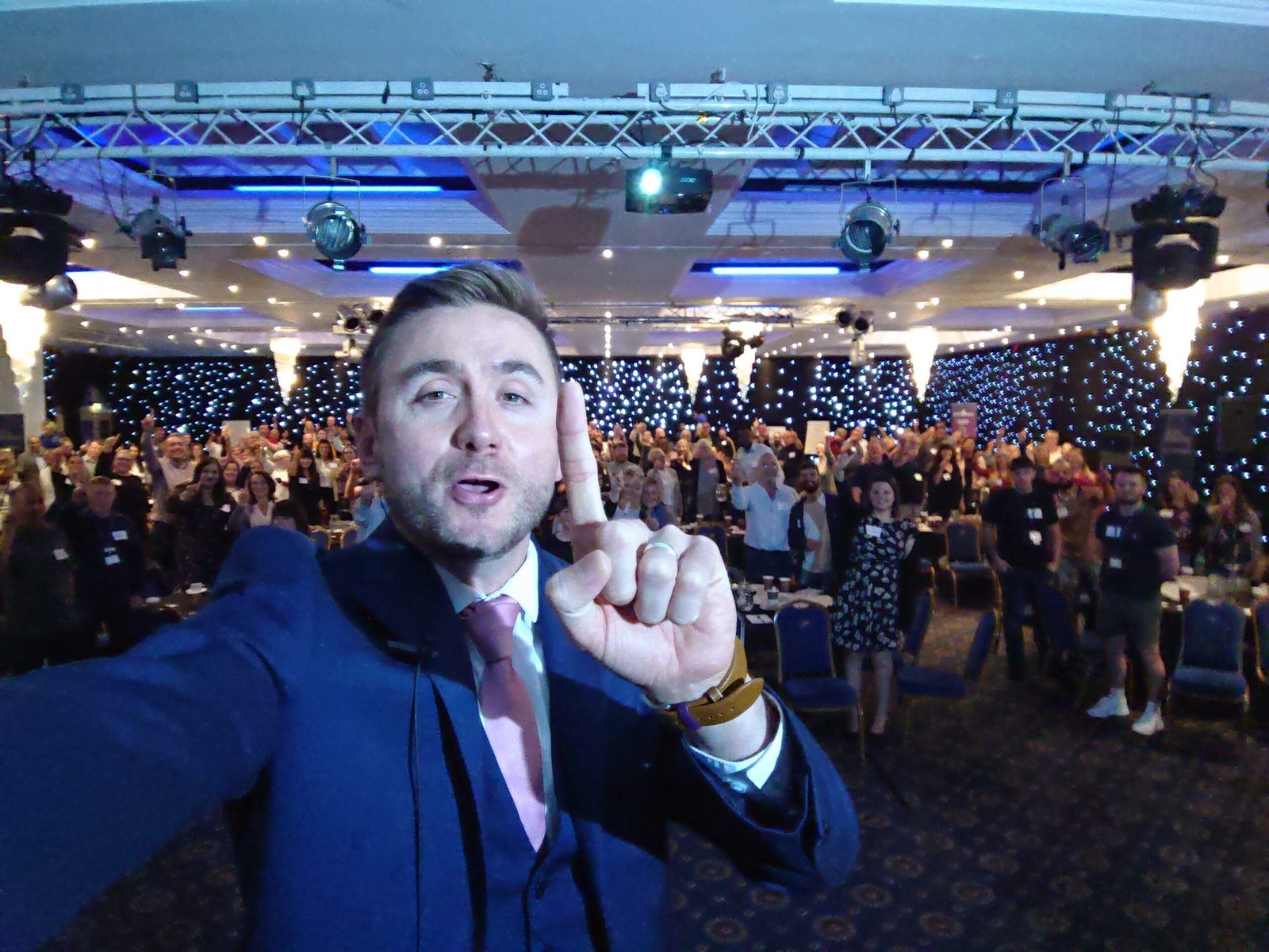 Kevin Durham at the large-scale corporate conference