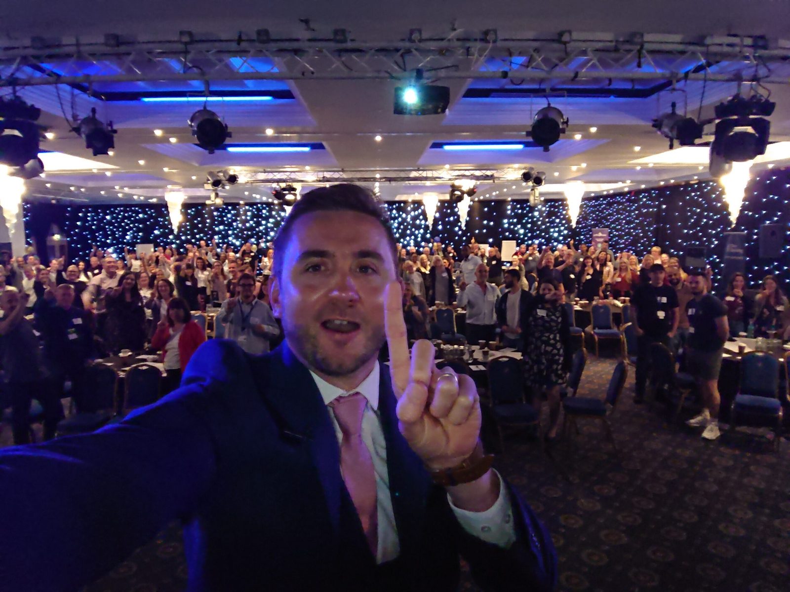 Kevin Durham at the large-scale corporate conference
