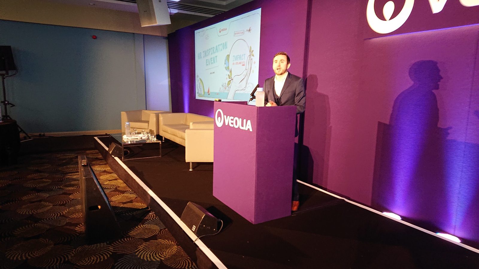 Kevin Durham at the Veolia corporate conference