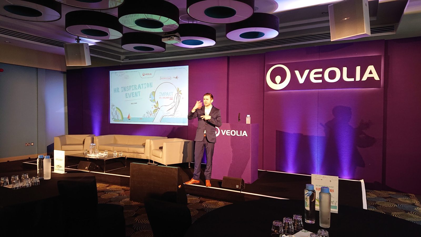 Kevin Durham at the Veolia corporate conference