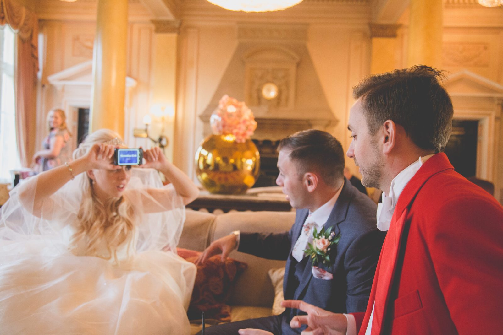 Kevin Durham as a wedding toastmaster